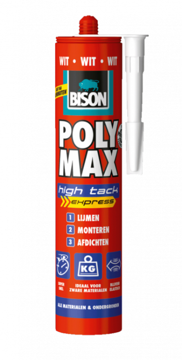 Bison Poly Max High Tack Express - wit