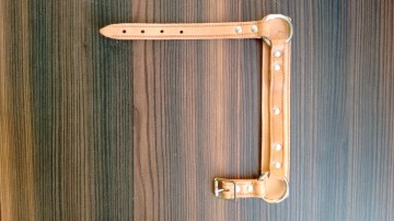 hakleer links en rechts toepasbaar voor houten schaatsen houtjes doorlopers