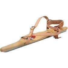 lange leren veter band riem voor friese doorloper schaats 100 cm.