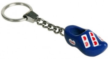 Sleutelhanger 1 klompje friese vlag