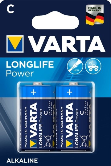 Type c cell batterijen varta longlife power bliste